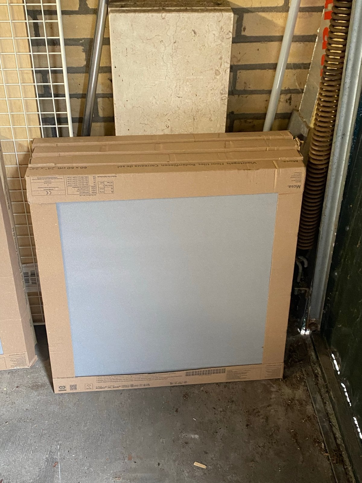 12 Mosa vloertegels 60x60 Collection Terra cool grey 238V, Ophalen, 60 cm of meer, Keramiek, Nieuw
