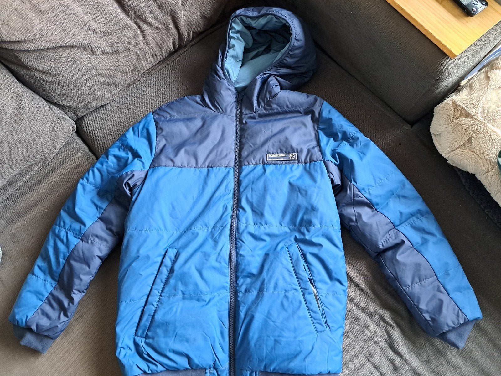 WE Fashion winterjas, 2-zijdig te dragen, maat 158/164, Gebruikt, Jongen of Meisje, Ophalen of Verzenden, WE Fashion