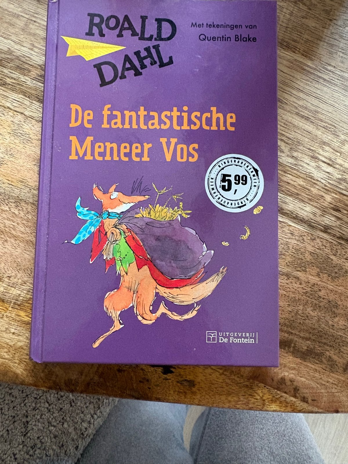 Roald Dahl - De fantastische Meneer Vos, Boeken, Kinderboeken | Jeugd | onder 10 jaar, Ophalen of Verzenden, Zo goed als nieuw