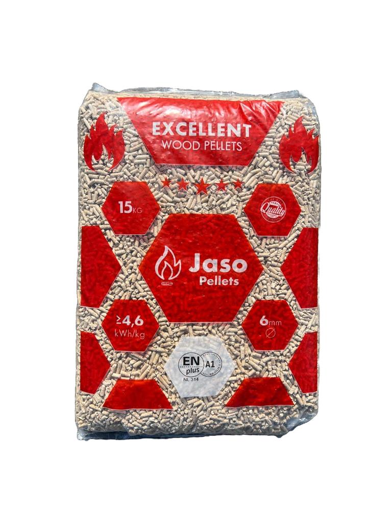 Houtpellets | Jaso Excellent | ENplus A1| vanaf €290 Inc bez, Minder dan 3 m³, Ophalen of Verzenden, Overige houtsoorten, Blokken