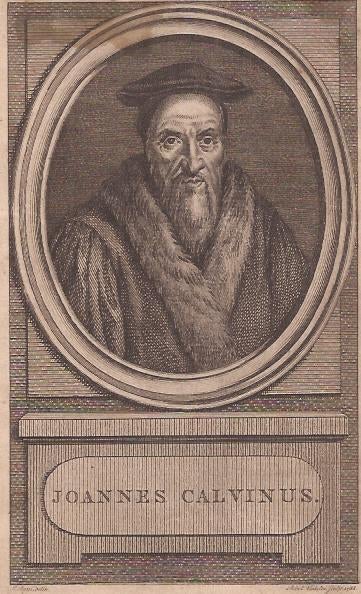 Portret van Johannes Calvijn (1509-1564) door Rein Vinkeles, Antiek en Kunst, Kunst | Etsen en Gravures, Ophalen of Verzenden
