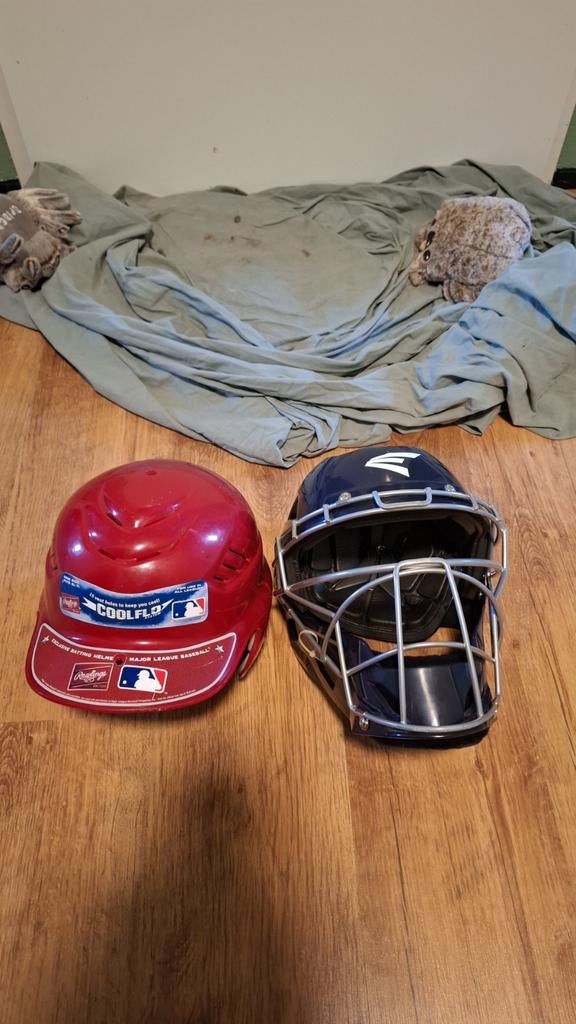 Honkbal Helmen - 2 stuks, Ophalen, Gebruikt, Overige typen