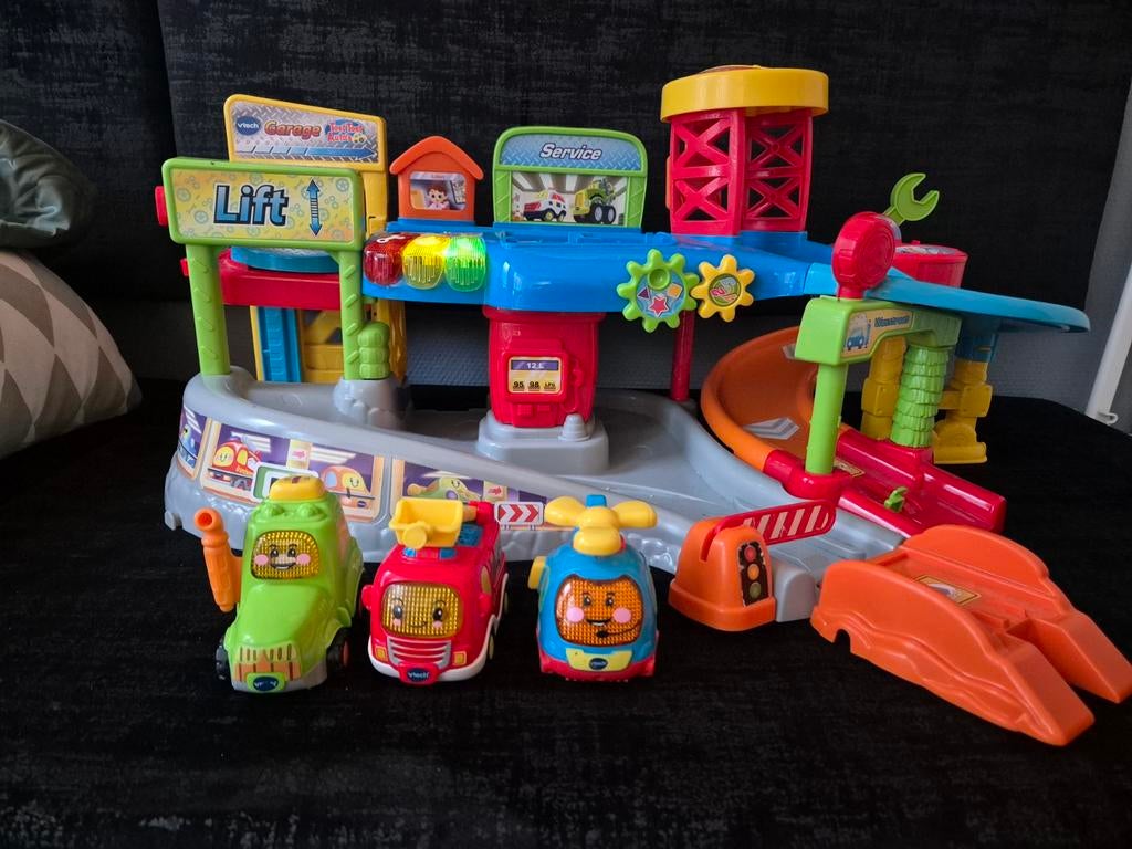 Vtech Toet toet auto garage speelset, Ophalen, Gebruikt, 2 tot 4 jaar