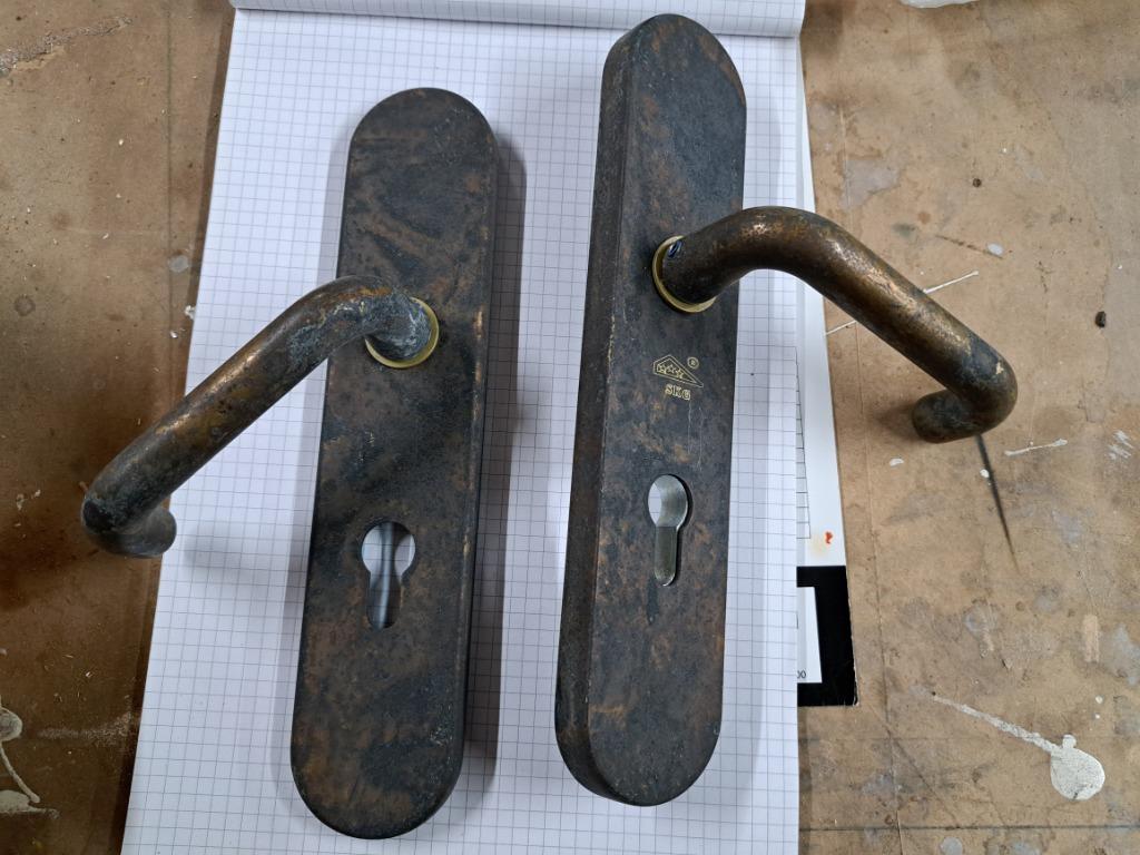 Veiligheids deur beslag, Ophalen of Verzenden, Nieuw, Koper of Messing, Klink of Kruk