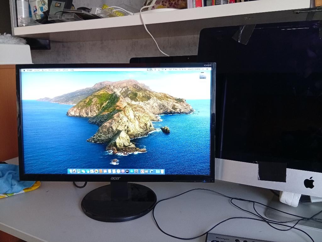 iMac 27 inch 14.1 uit 2013 defect scherm: voor onderdelen, Ophalen, HDD en SSD, IMac, Niet werkend