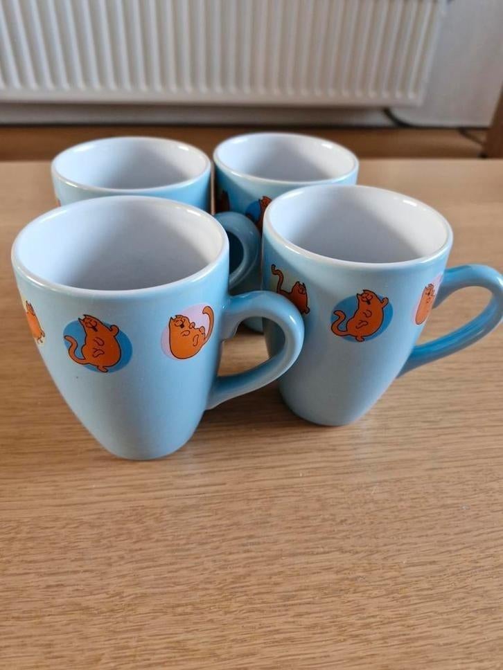 Leuke set van 4 mokken van Jan, Jans en de kinderen, Huis en Inrichting, Keuken | Servies, Ophalen of Verzenden, Zo goed als nieuw