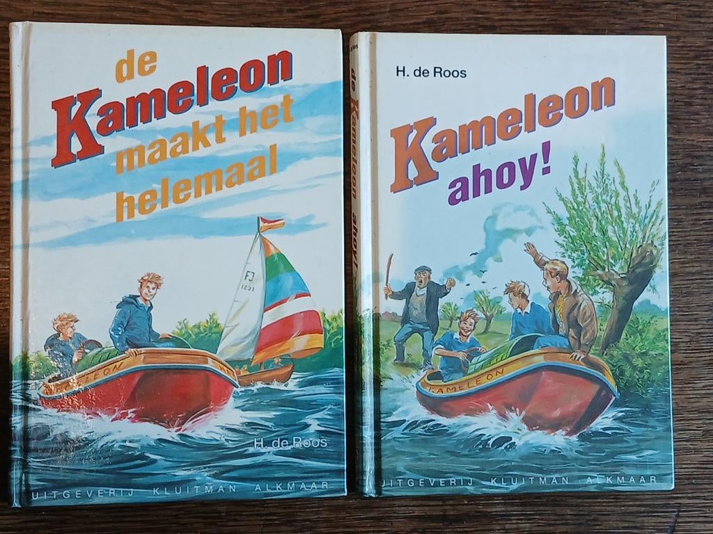TWEE BOEKEN KAMELEON, AHOY/MAAKT HET HELEMAAL. ALS NIEUW., Ophalen of Verzenden, Zo goed als nieuw, H.DE ROOS., Fictie