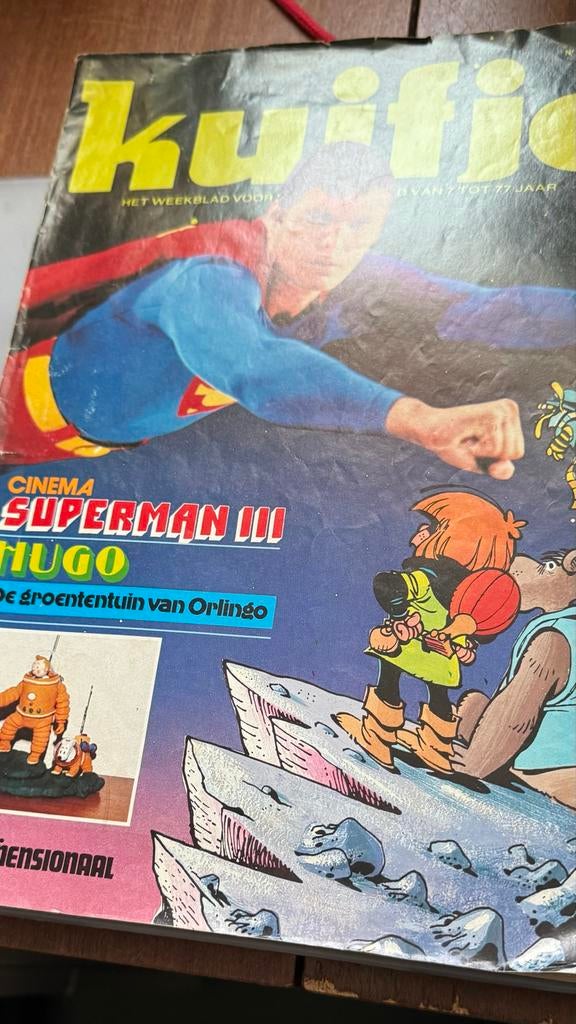 Kuifje Weekblad met Superman III, Boeken, Ophalen of Verzenden, Gelezen, Overige typen