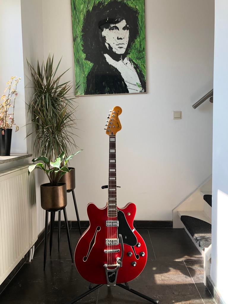Fender modern player coronado ii, Ophalen, Zo goed als nieuw, Semi-solid body, Fender