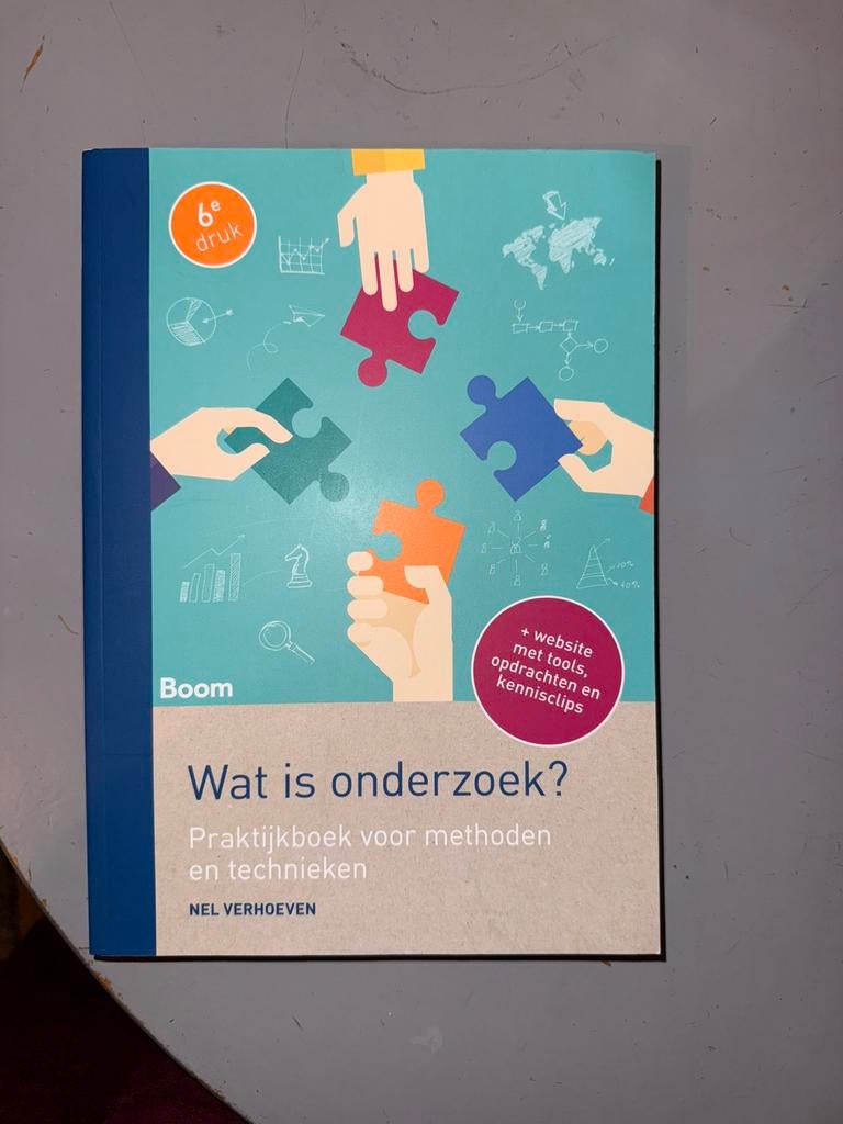 Wat is onderzoek? 6e druk, Boeken, Ophalen of Verzenden, Zo goed als nieuw, Overige niveaus, Overige vakken
