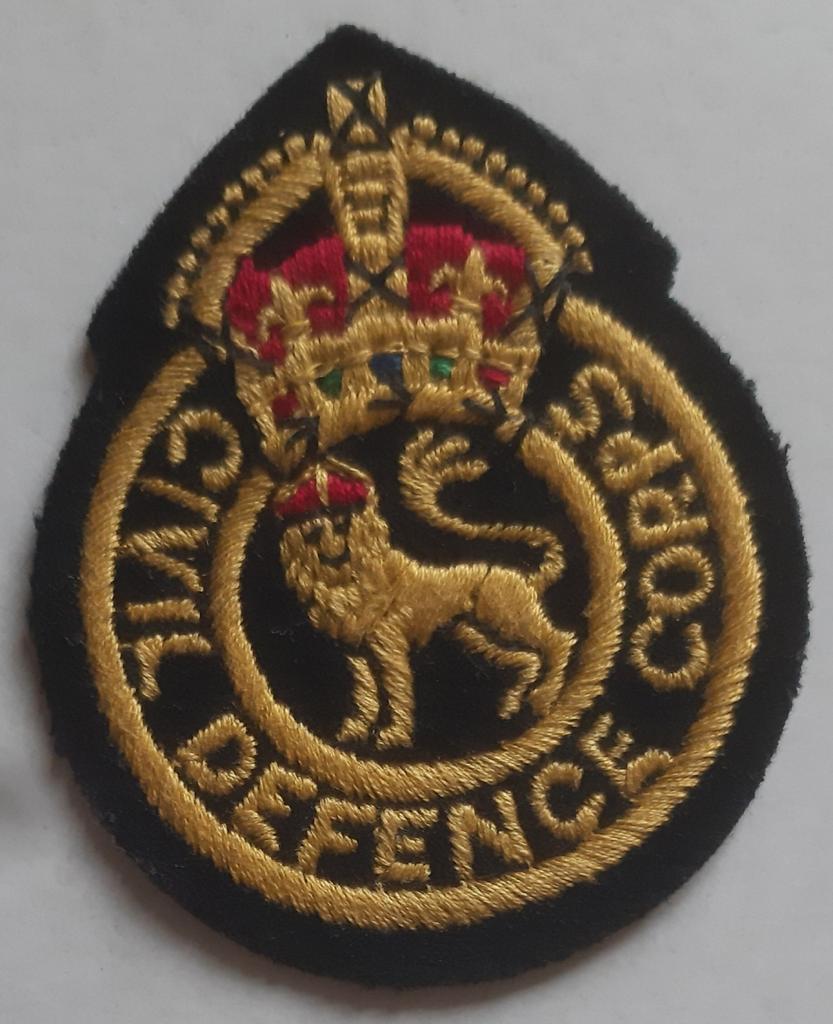 Brits WW2 Civil Defence Corps Embleem, Ophalen of Verzenden, Overige soorten, Engeland, Embleem of Badge
