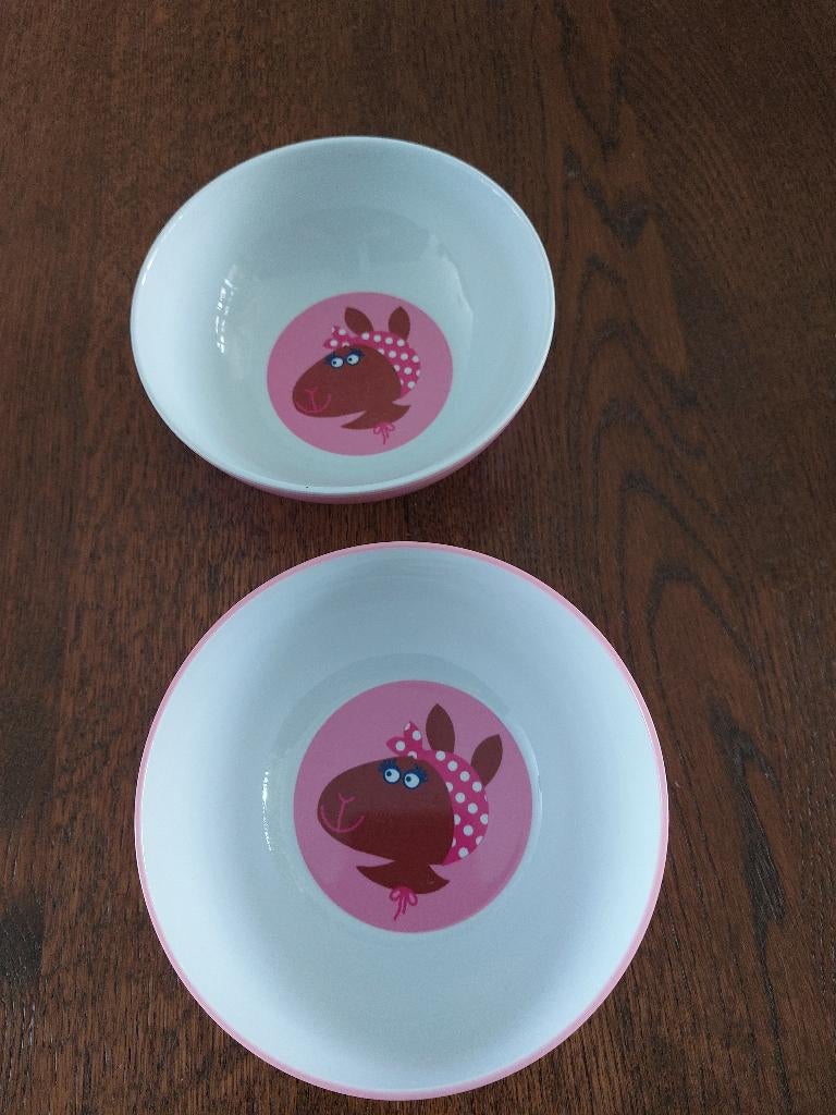 2 roze schaaltjes, Overige materialen, Ophalen of Verzenden, Overige stijlen, Schaal of Schalen