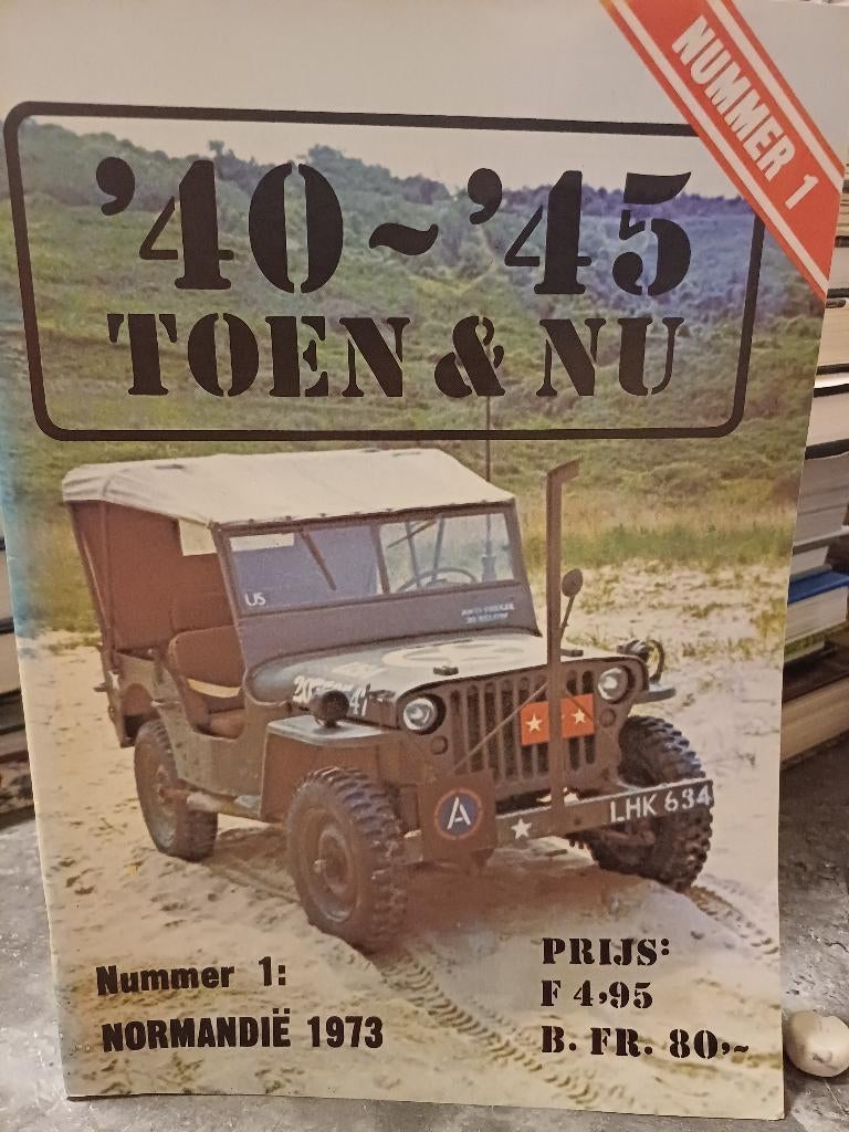 40-45   toen en nu, Boeken, Oorlog en Militair, Ophalen of Verzenden, Tweede Wereldoorlog, Zo goed als nieuw, Overige onderwerpen