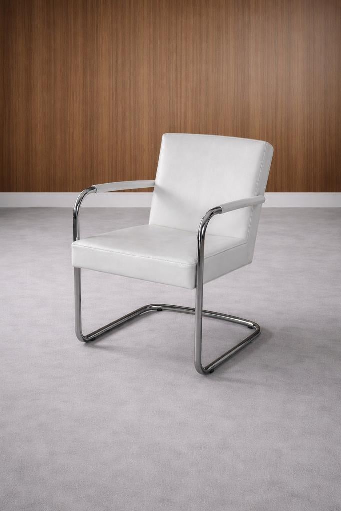 Leolux stoelen - 4x, Huis en Inrichting, Stoelen, Wit, Ophalen of Verzenden, Zo goed als nieuw, Vier
