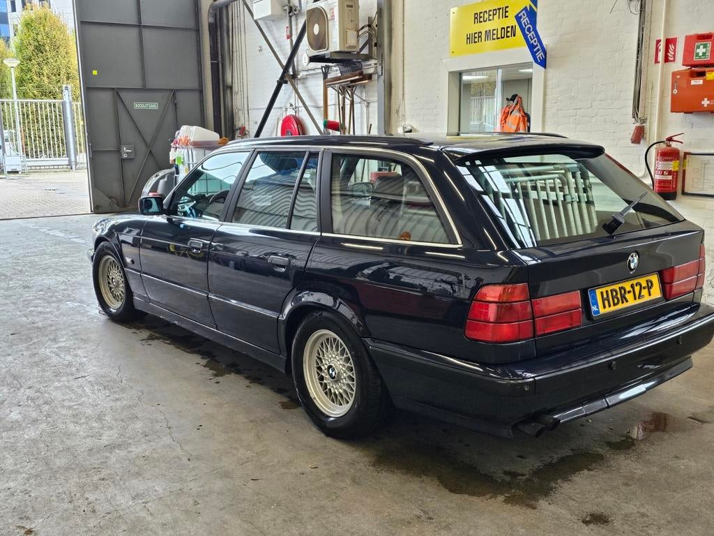 BMW 1994 Blauw E34 e34 540i v8 touring leder, foto 2