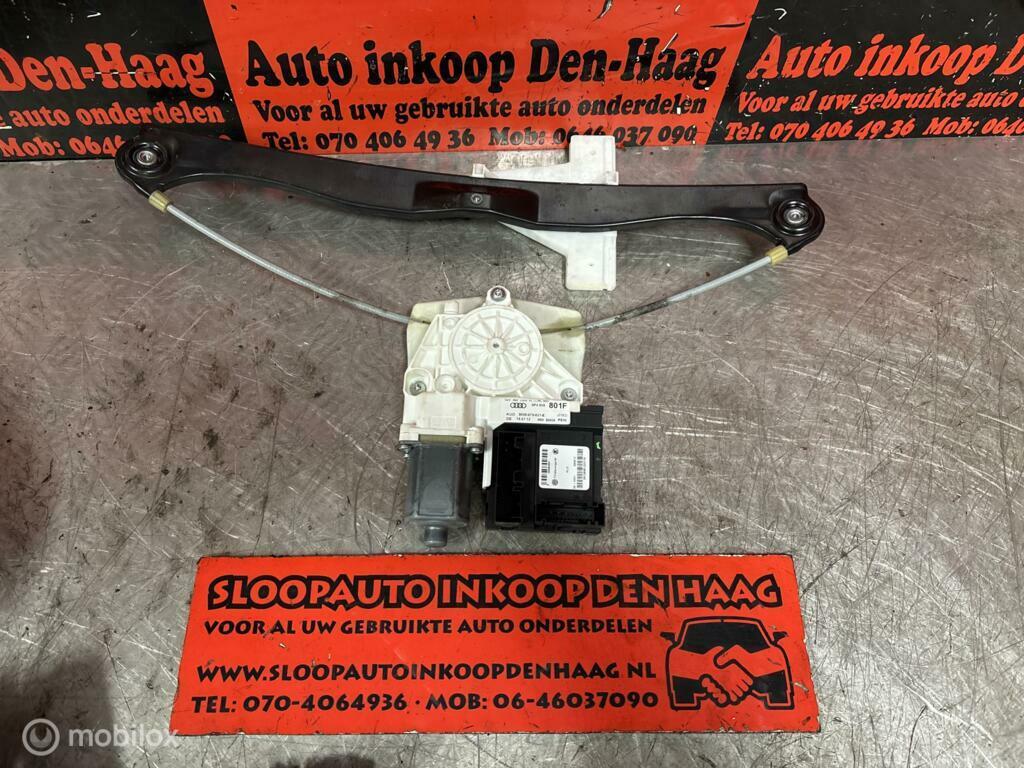 Audi A3 Sportback ('04-'12) Raammechanisme Rechtsachter, Auto-onderdelen, Ophalen of Verzenden, Gebruikt, Audi