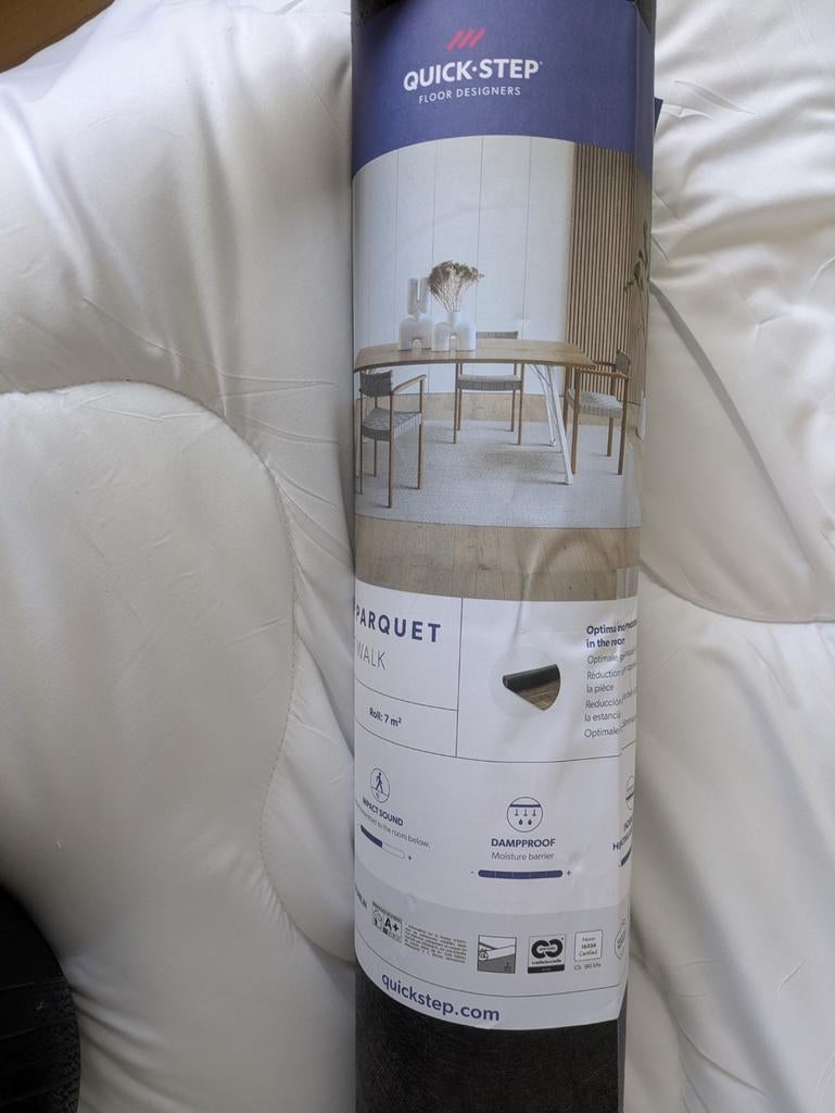 Quickstep Silent Walk Ondervloer 7m2 - Nieuw!, Ophalen, Kunststof, Overige typen, Nieuw