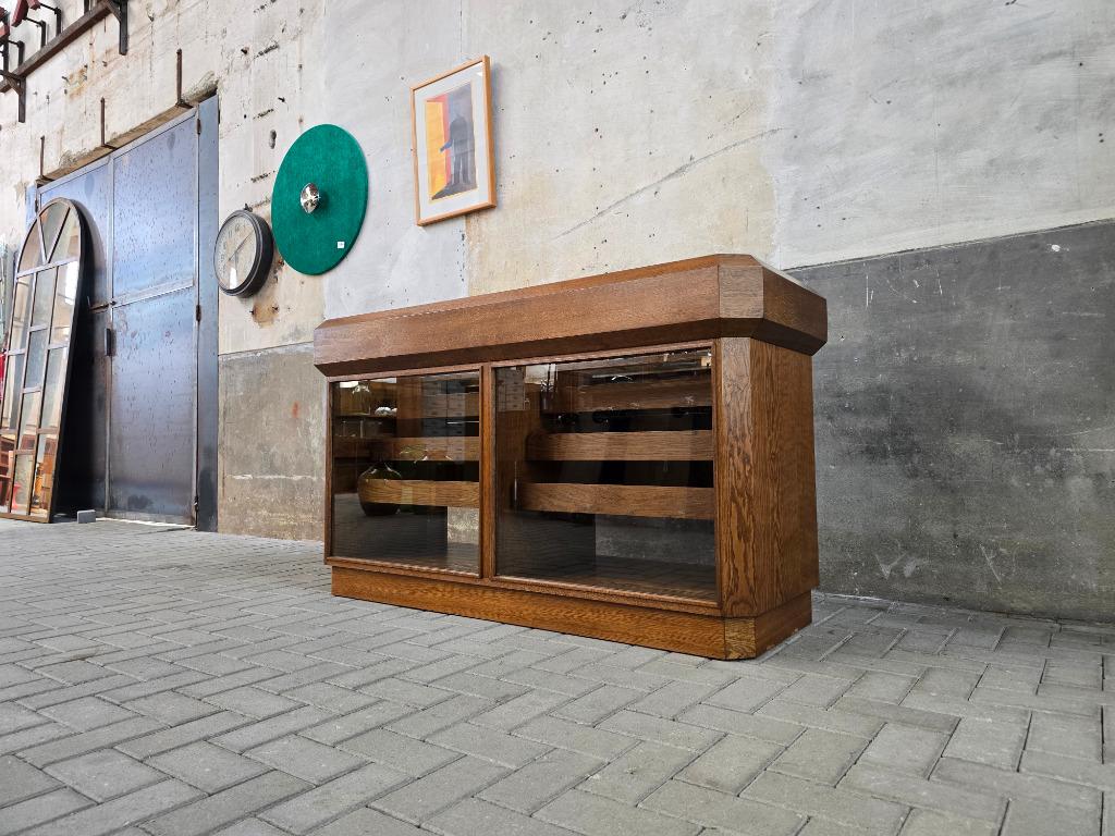 Jaren 60 Duitse Toonbank Vintage Winkel Vitrine Laden Kast 5