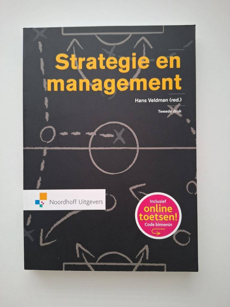 Strategie en management - Hans Veldman, Hans Veldman, Zo goed als nieuw, Beta, HBO