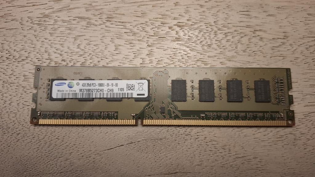 Samsung Ram geheugen computer, DDR3, Ophalen of Verzenden, Zo goed als nieuw, Desktop