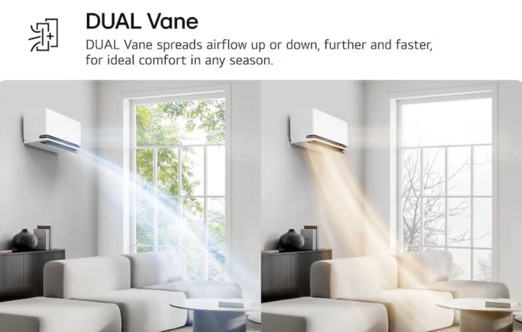 LG AI Air 3,5 kW Airconditioning 2025 model + WiFi, Witgoed en Apparatuur, Airco's, Koelen en Ontvochtigen, Verzenden, Nieuw, 3 snelheden of meer
