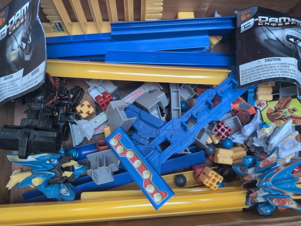B-Daman Crossfire Set - Compleet!, Kinderen en Baby's, Speelgoed | Overig, Gebruikt, Jongen of Meisje, Ophalen of Verzenden