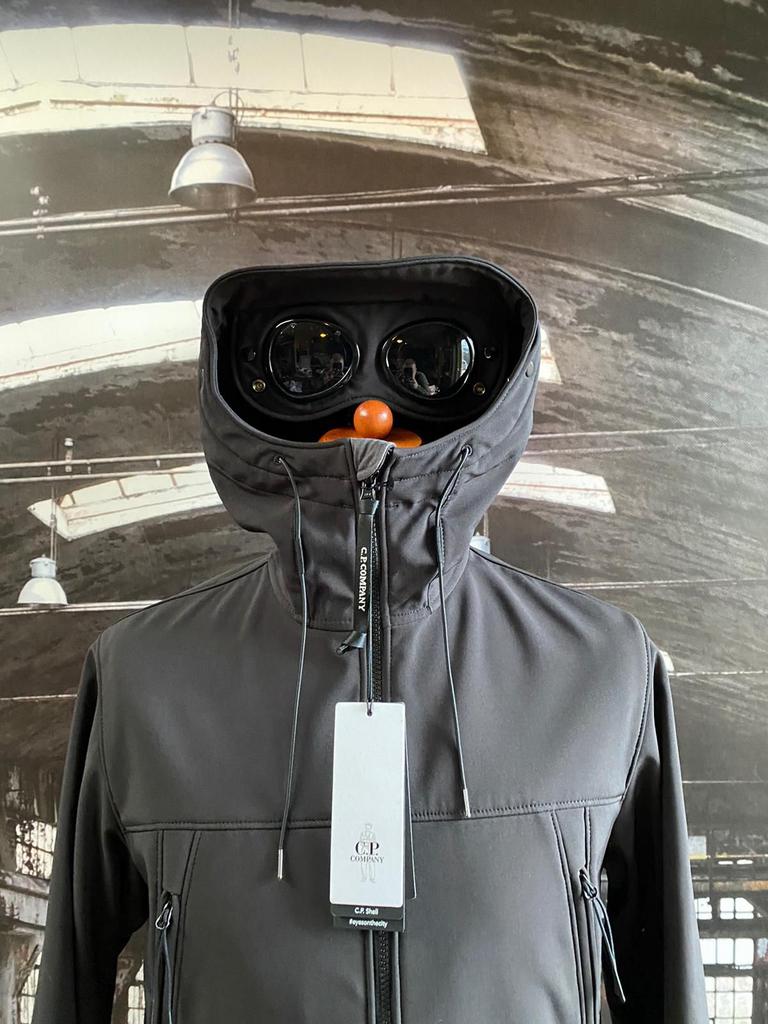 C.P. Company Soft Shell Goggle Jacket, Nieuw !, C.P. Company, Zwart, Nieuw, Overige maten
