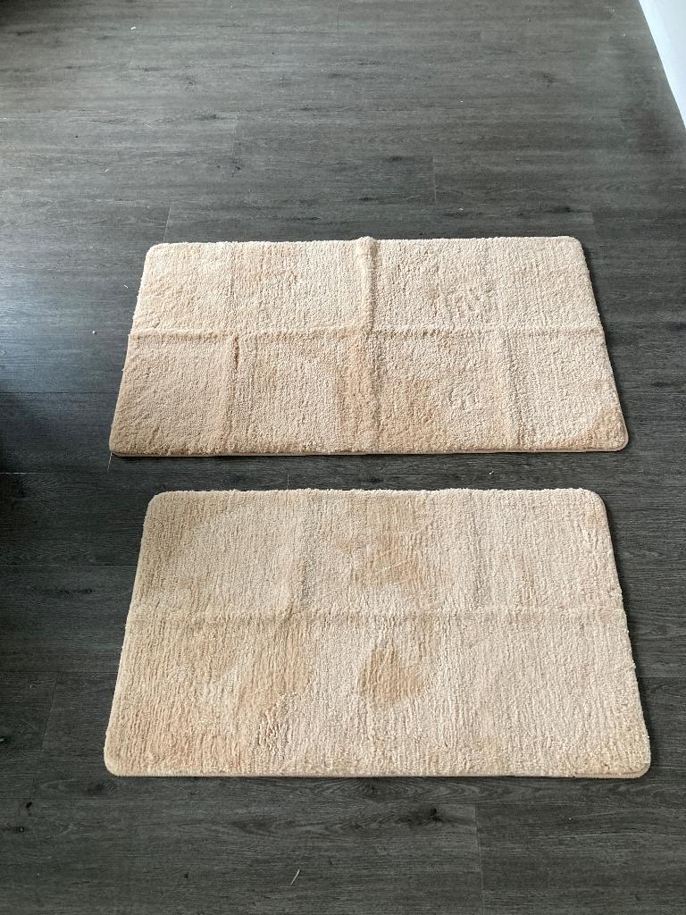 Badmatten  NIEUW, Ophalen, Nieuw, Beige, Badmat