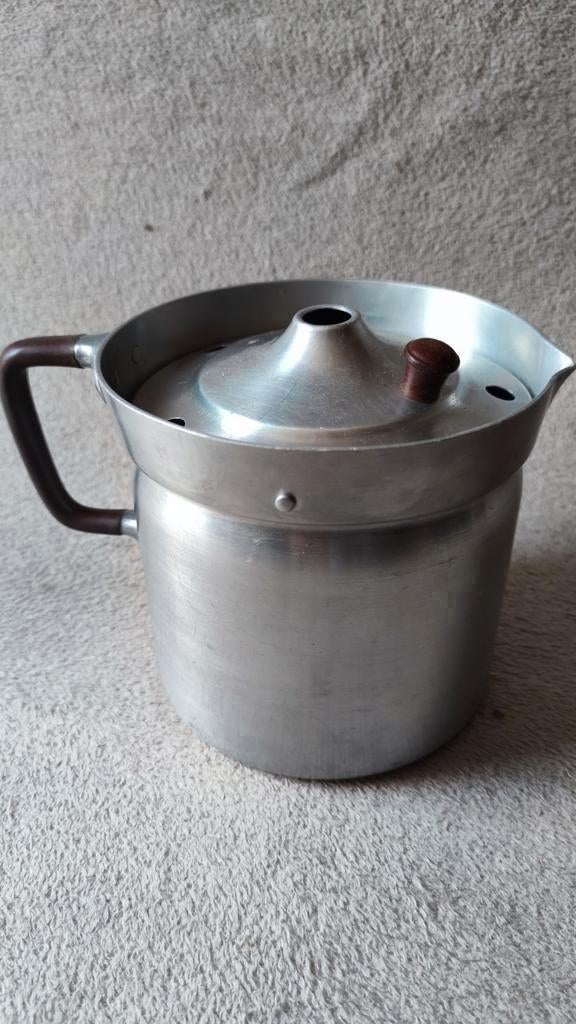 Vintage Berk Kampen / BK melkkoker 2,5 Liter, Ophalen of Verzenden, Gebruikt, Aluminium, Overige typen