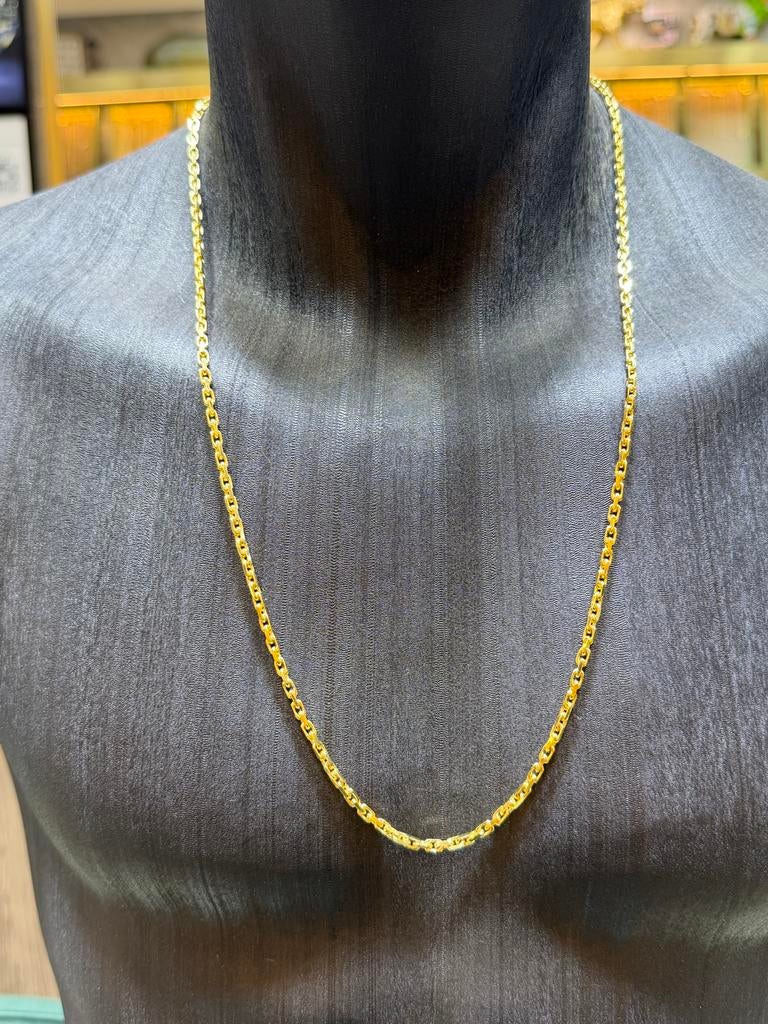 14KT Goud - 30.3 Gram - Ketting - ANKER, Sieraden, Tassen en Uiterlijk, Kettingen, Ophalen, Nieuw, Goud