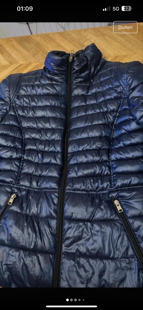 Coolcat winterjas dames - Maat M - Zo goed als nieuw, Ophalen of Verzenden, Zo goed als nieuw, Maat 42/44 (L), Blauw