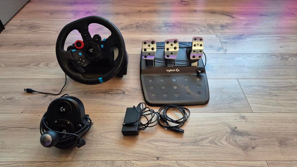 Logitech G29 Racestuur + Schakelpoook - Goede Staat, Ophalen of Verzenden, Gebruikt