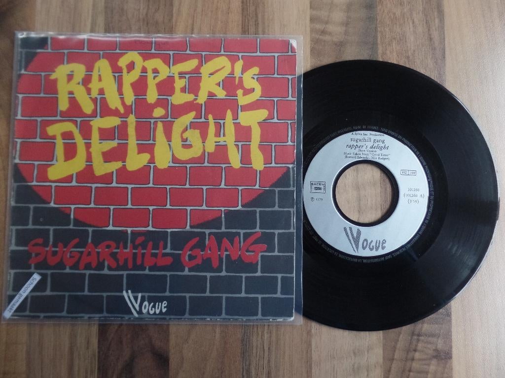 single  Sugarhill Gang - Rapper's Delight, Cd's en Dvd's, Vinyl Singles, Gebruikt, 7 inch, Single, Ophalen of Verzenden