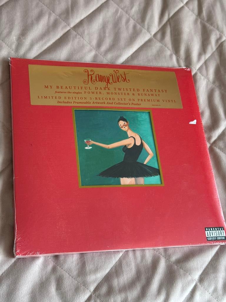 Kanye West - My Beautiful Dark Twisted Fantasy (GESEALED!), Ophalen, 2000 tot heden, Zo goed als nieuw, 12 inch