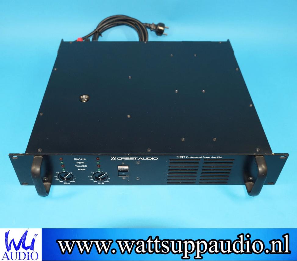 Crest 7001 Professional Power versterker 2 x 550@ 8ohm, Overige merken, Gebruikt, ., Ophalen of Verzenden