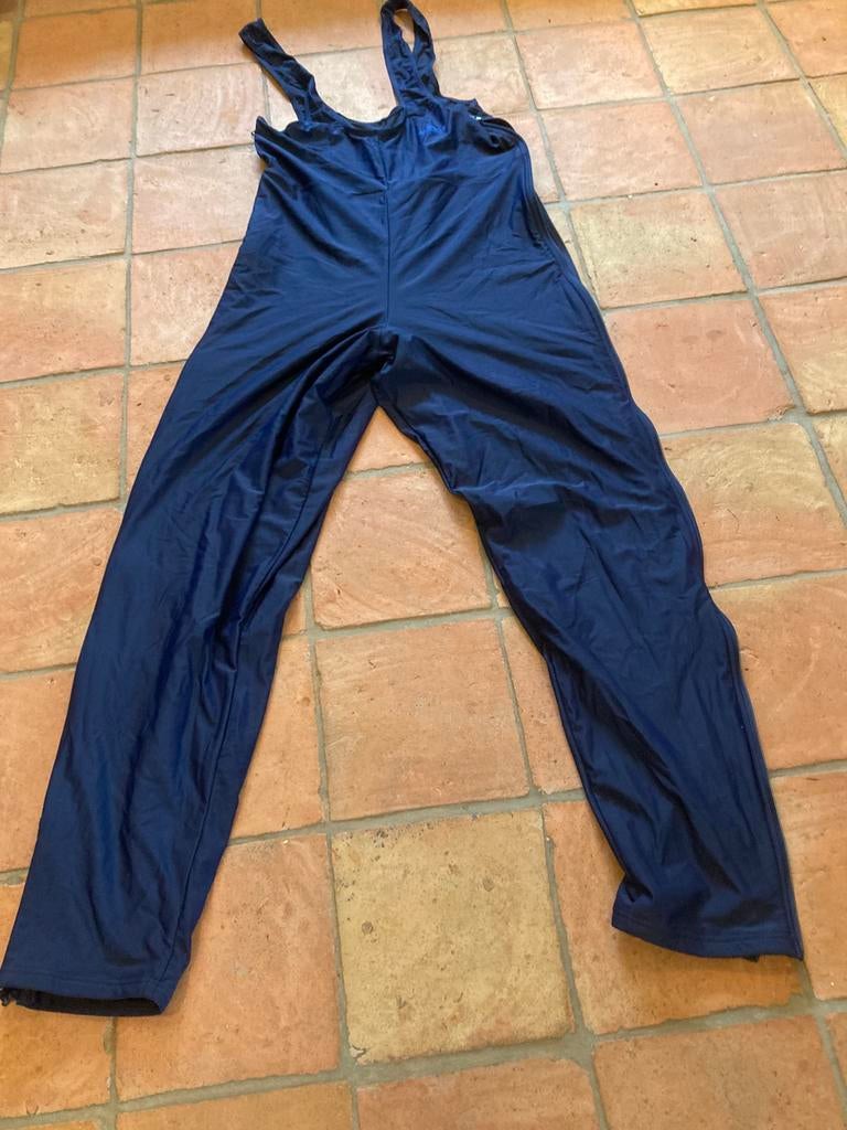 Schaatspakken, Kleding | Heren, Sportkleding, Maat 52/54 (L), Blauw, Ophalen of Verzenden, Gedragen