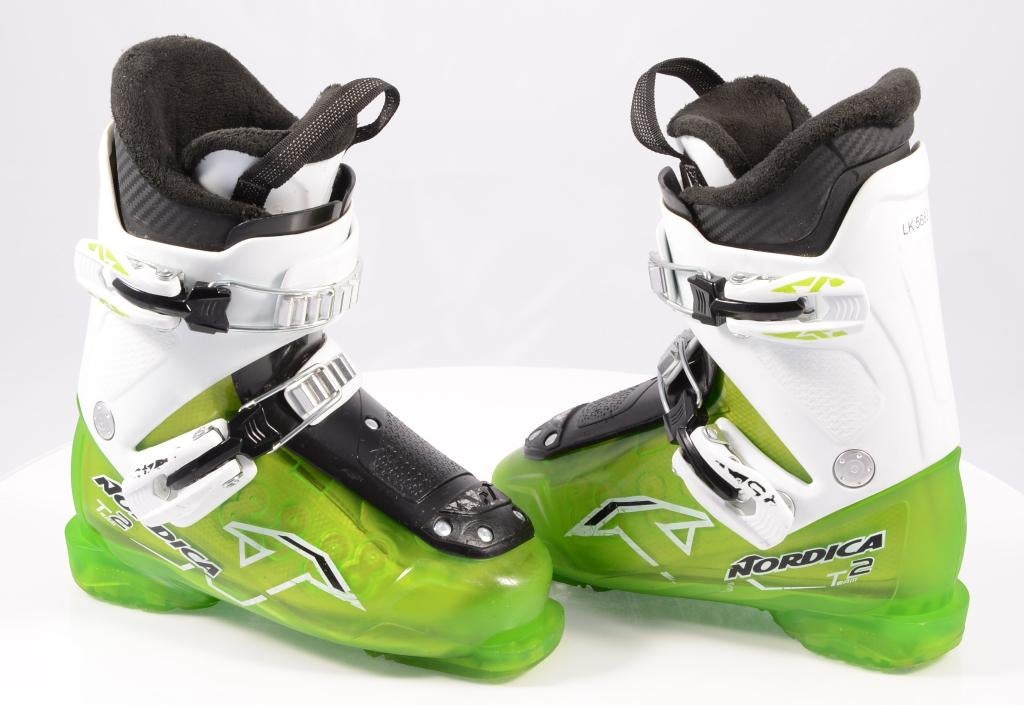 30 30,5 EU kinder skischoenen NORDICA TEAM 2, green/white, Gebruikt, 100 tot 140 cm, Schoenen, Ophalen of Verzenden