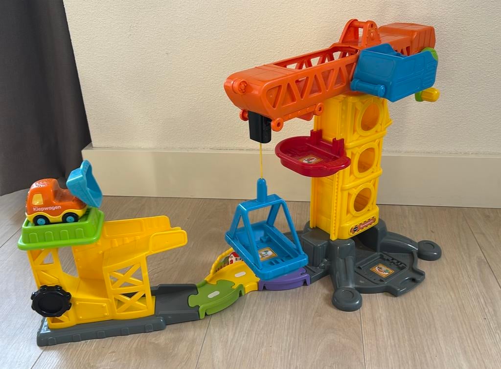 Vtech toet toet bouwplaats, Kinderen en Baby's, Speelgoed | Vtech, Ophalen of Verzenden, Zo goed als nieuw, 2 tot 4 jaar
