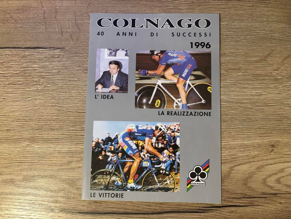 Colnago 1996 Racefietsen Boekje, Fietsen en Brommers, Fietsen | Racefietsen, Ophalen of Verzenden
