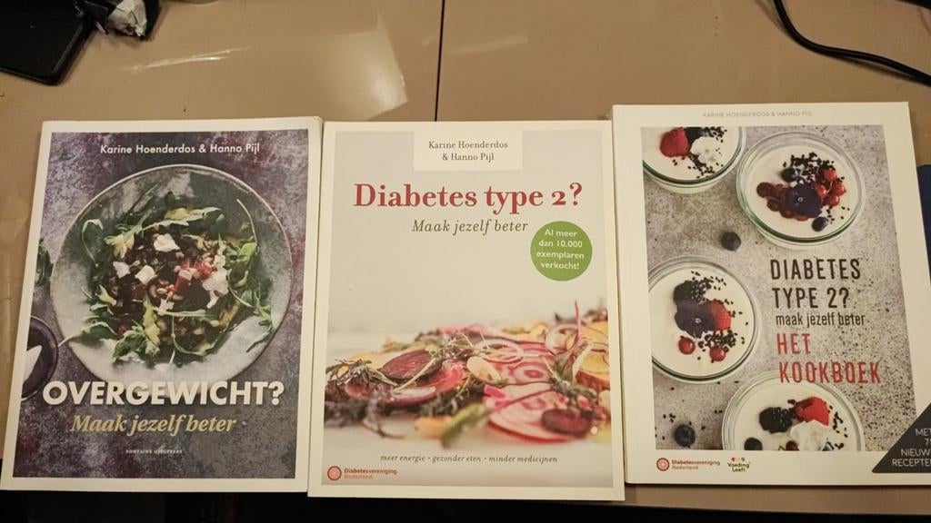 Overgewicht? , diabetes type 2? Maak jezelf beter, plus kook, Ophalen of Verzenden, Gelezen, Karine Hoenderdos