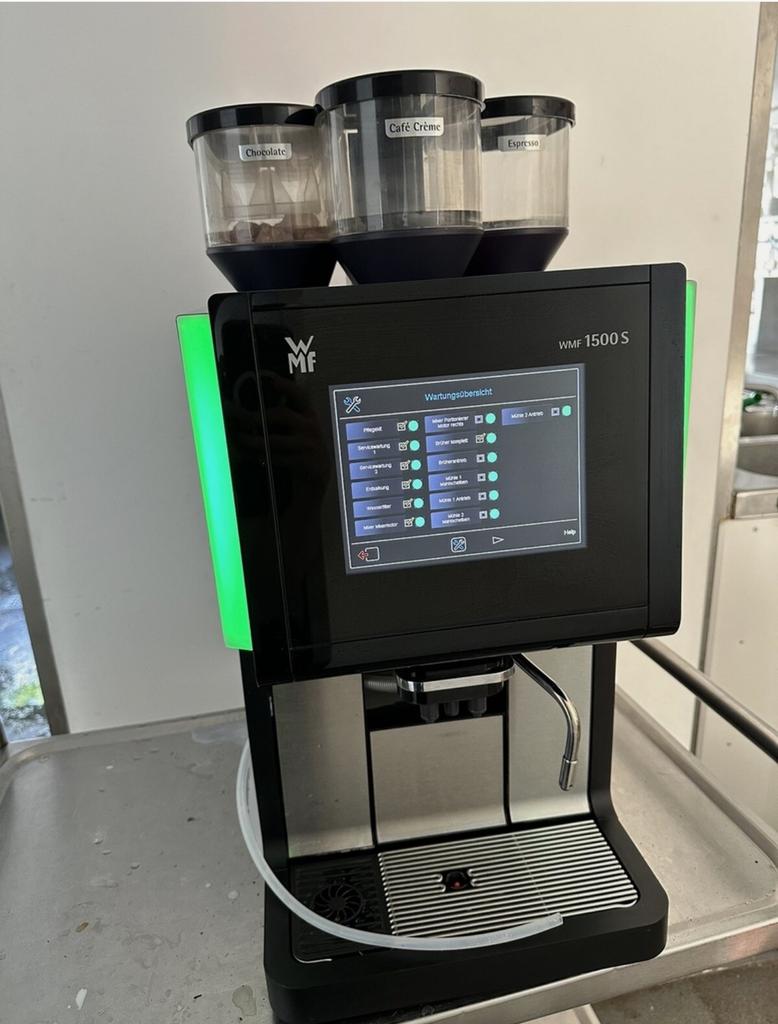 WMF 1500 S Professionele Koffiemachine – €1200, Witgoed en Apparatuur, Koffiezetapparaten, Ophalen, 10 kopjes of meer, Koffiemachine