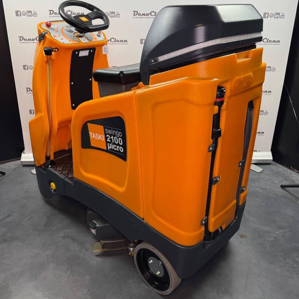De TASKI Swingo 2100 Micro opzit schrobzuigmachine, Doe-het-zelf en Verbouw, Reinigingsmachines, Gebruikt, Schrobmachine, DenoClean
