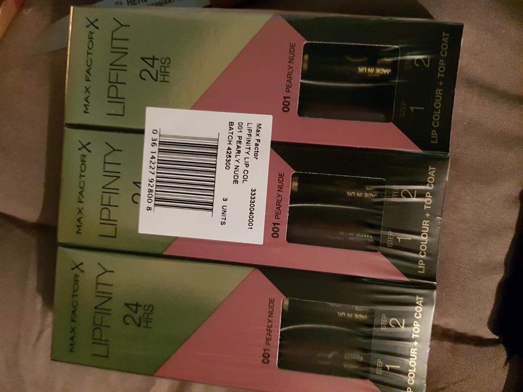 10 stuks maxfactor lipfinity zonder topcoat nr 330, Ophalen of Verzenden, Nieuw, Overige kleuren, Handen en Nagels