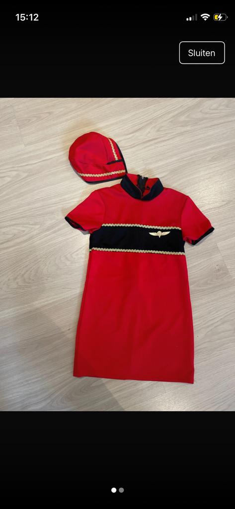 Carnaval verkleed set meisje 122/128, Ophalen of Verzenden, Zo goed als nieuw, 122 t/m 128, Meisje