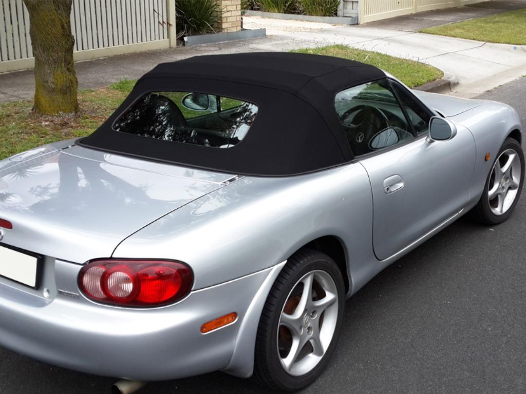 Mazda MX-5 Softtops Zwart & Blauw | INCLUSIEF MONTAGE, Ophalen of Verzenden, Gebruikt, Mazda