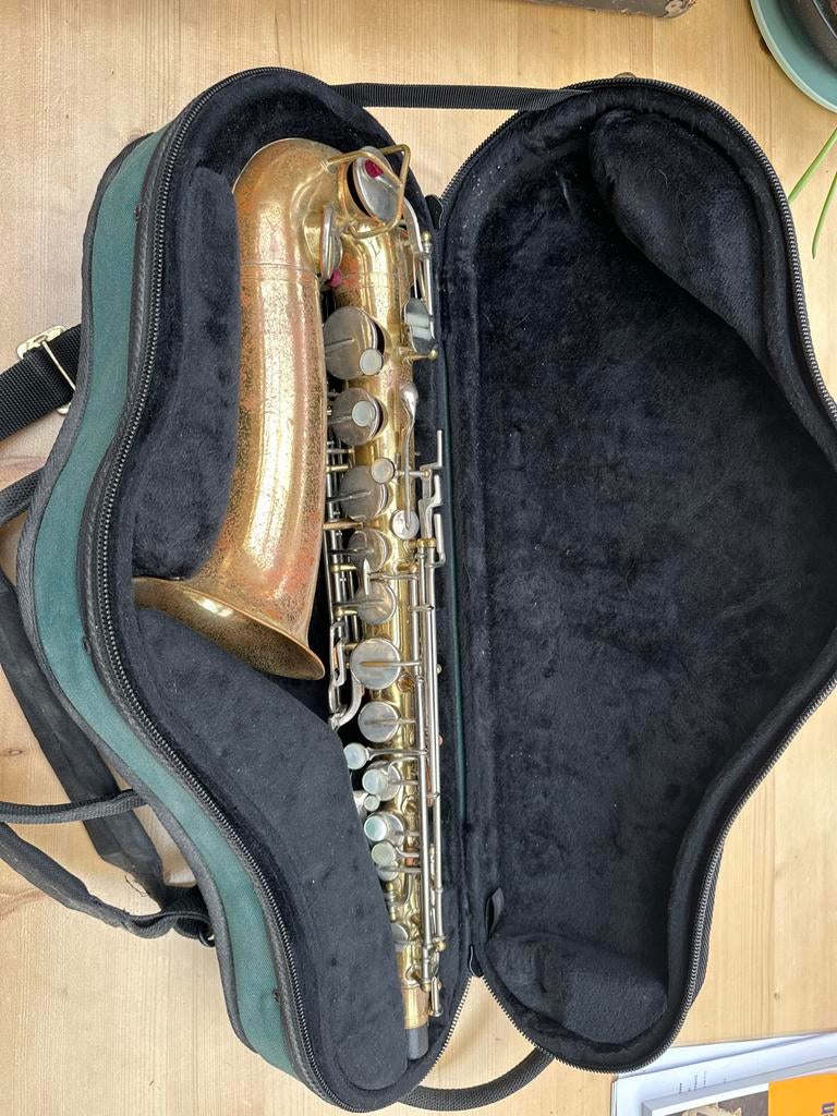 Selmer Bundy I Buescher Aristocrat Saxofoon, Ophalen of Verzenden, Gebruikt, Alt, Met koffer