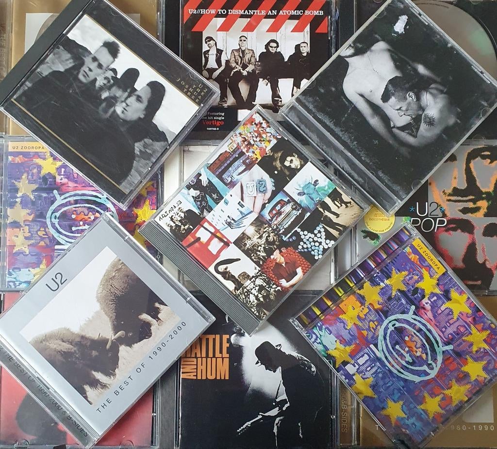U2 cd's mogen ook per stuk, Ophalen of Verzenden, Gebruikt