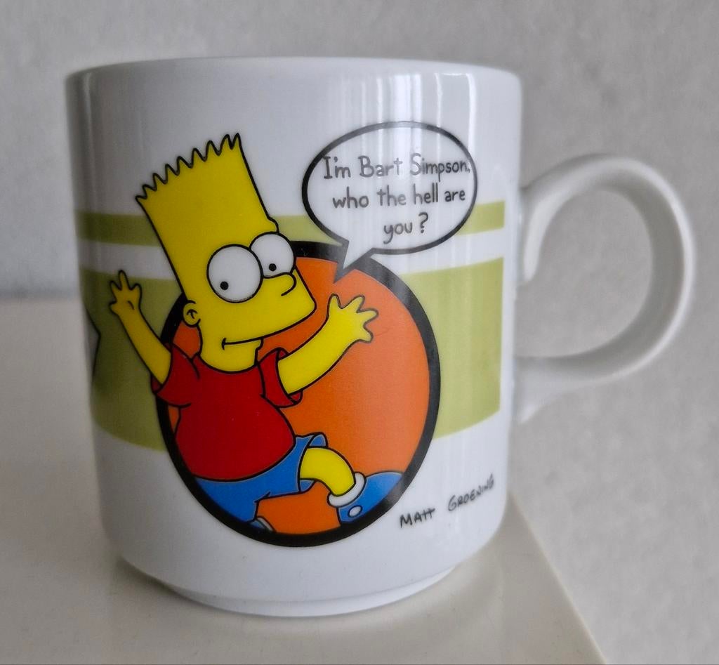 Beker Bart Simpson, Verzamelen, Ophalen of Verzenden, Zo goed als nieuw, Gebruiksvoorwerp