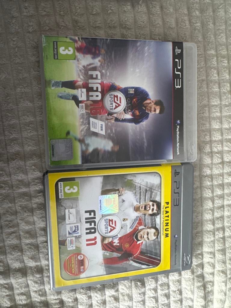 FIFA 11 & FIFA 16 PS3 - Voetbalgames, Spelcomputers en Games, Games | Sony PlayStation 3, Gebruikt, 1 speler, Eén computer, Ophalen of Verzenden