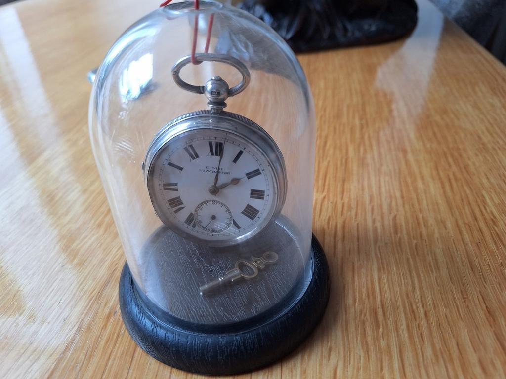 E.WISE (Manchester). Zakhorloge. Zilver., Antiek en Kunst, Antiek | Goud en Zilver, Ophalen of Verzenden